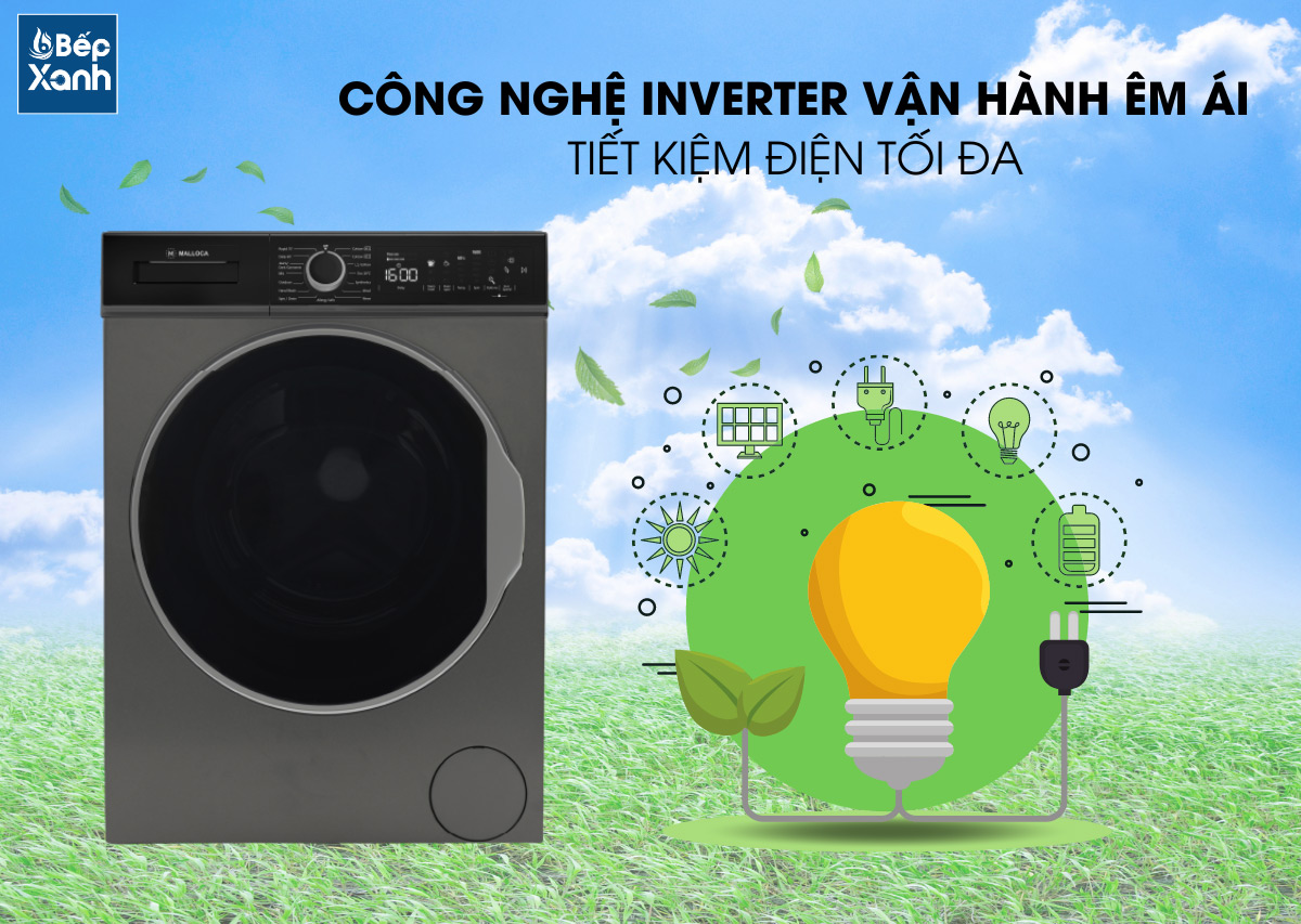 Công nghệ Inveter của máy giặt Malloca MWM-T1510BL