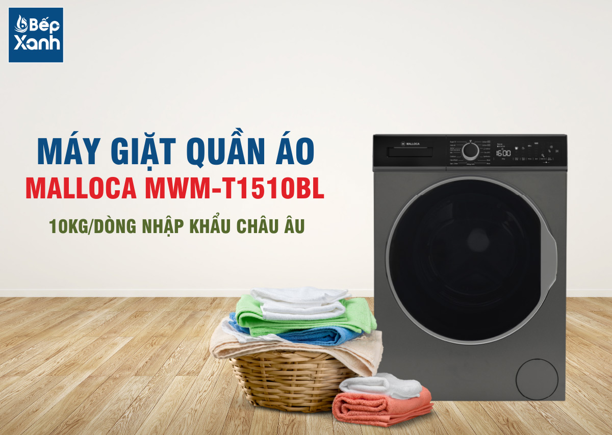 Máy giặt quần áo Malloca MWM-T1510BL