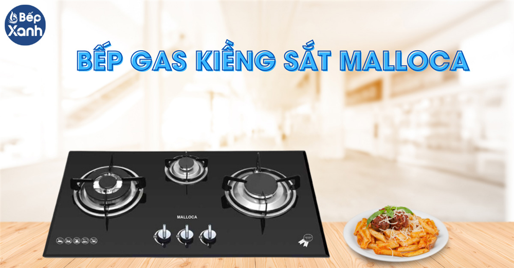 Bếp gas kiềng sắt Malloca