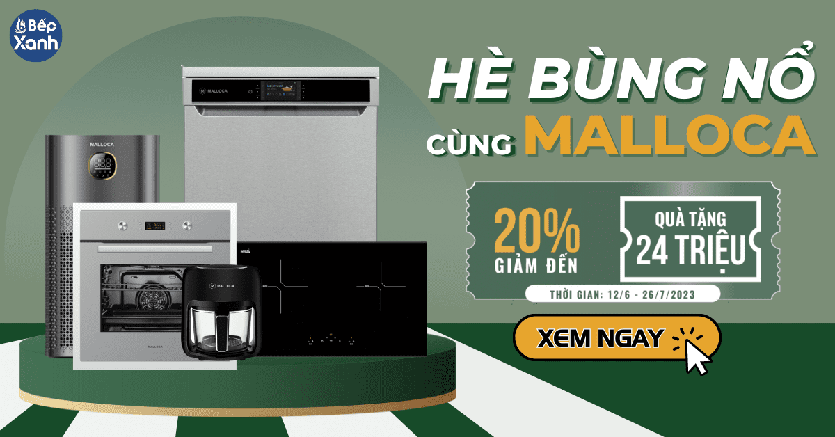 Hè Bùng Nổ Cùng Malloca - Giảm Đến 20% - Quà Tới 24 Triệu