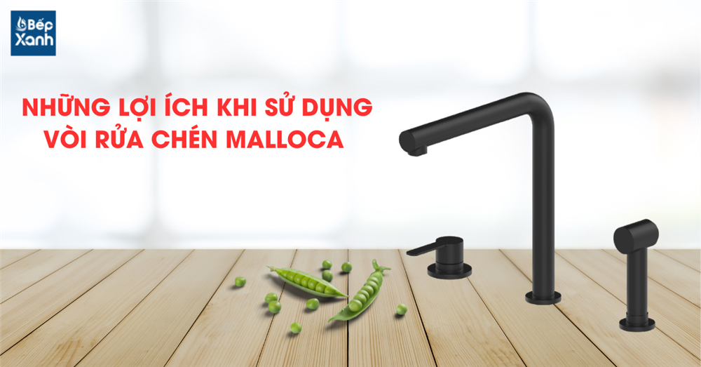 Những lợi ích khi mua vòi rửa chén Malloca